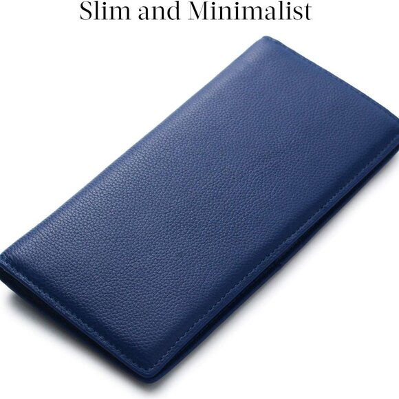 Leather RFID Wallet Slim Bifold Clutch for Women with Card & ID Slots - Picture 2 of 6